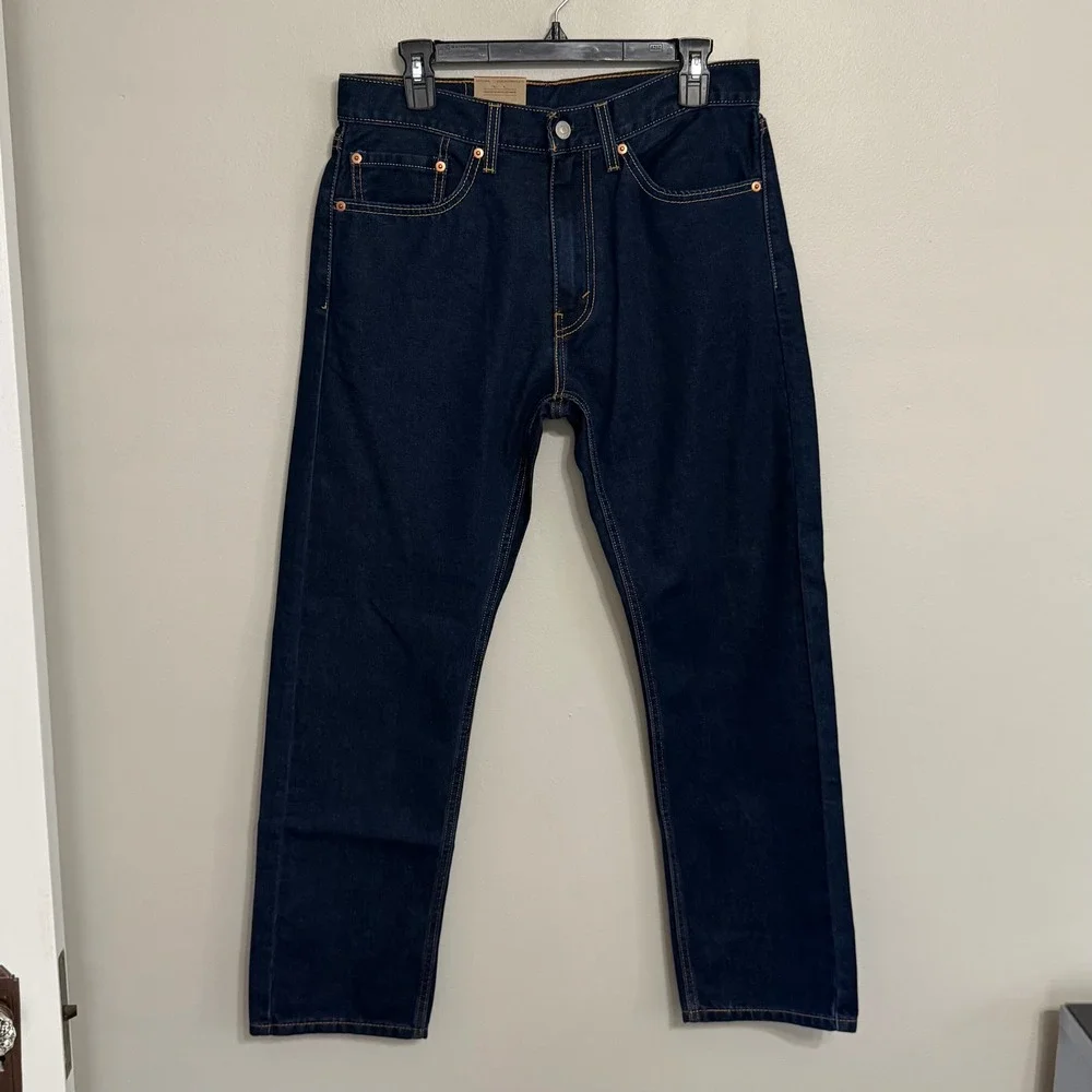 NEW Levi's 505 Mens 34x30 (Actual 32x29) Regular Fit Straight Leg Jeans *Read